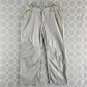 Carhartt Beige Straight Leg Relaxed Fit Men's Carpenter Pants 38x30